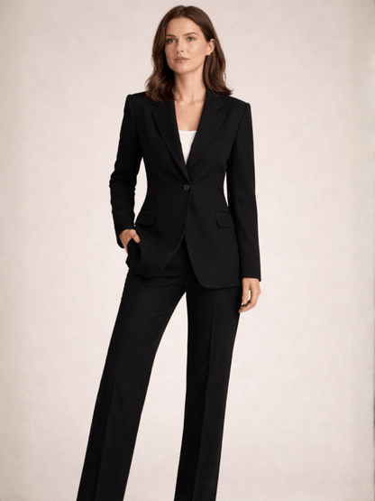 VERENA™ Elegant Tailored Set with Flare Pants