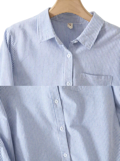 ZaLah - Women's Oxford Striped Shirt