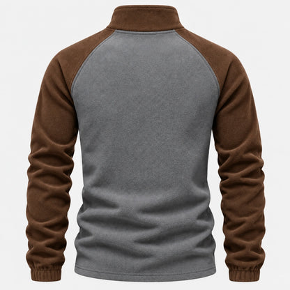 Men's Quarter Zip Thermal Fleece Pullover