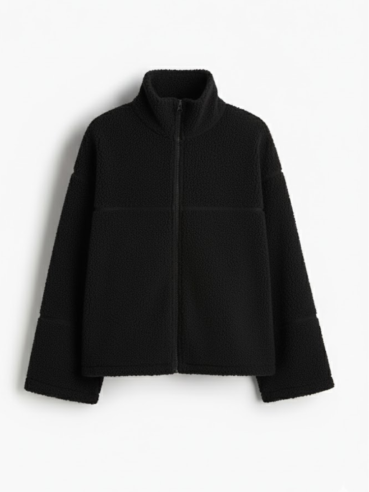 Caliah - Teddy Sweatshirt Jacket