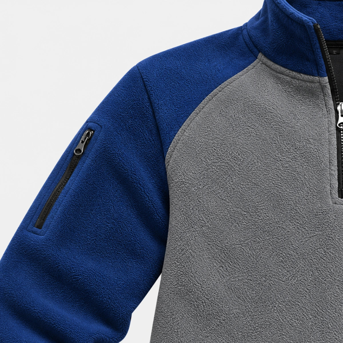 Men's Quarter Zip Thermal Fleece Pullover