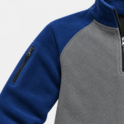 Men's Quarter Zip Thermal Fleece Pullover