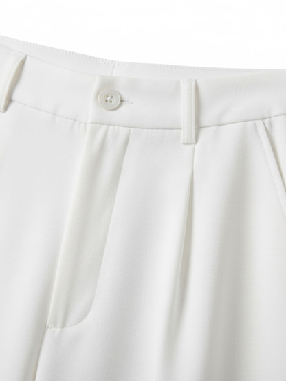 Caliah Ashford - Men's Wide Leg Casual Trousers