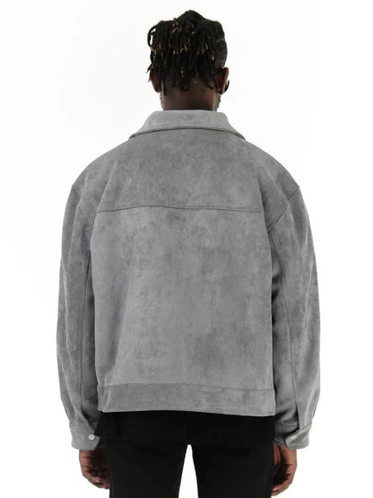 Caliah - Suede Jacket Oversized Bomber