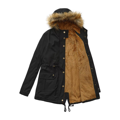 Caliah - Women's Fleece-Lined Hooded Winter Parka