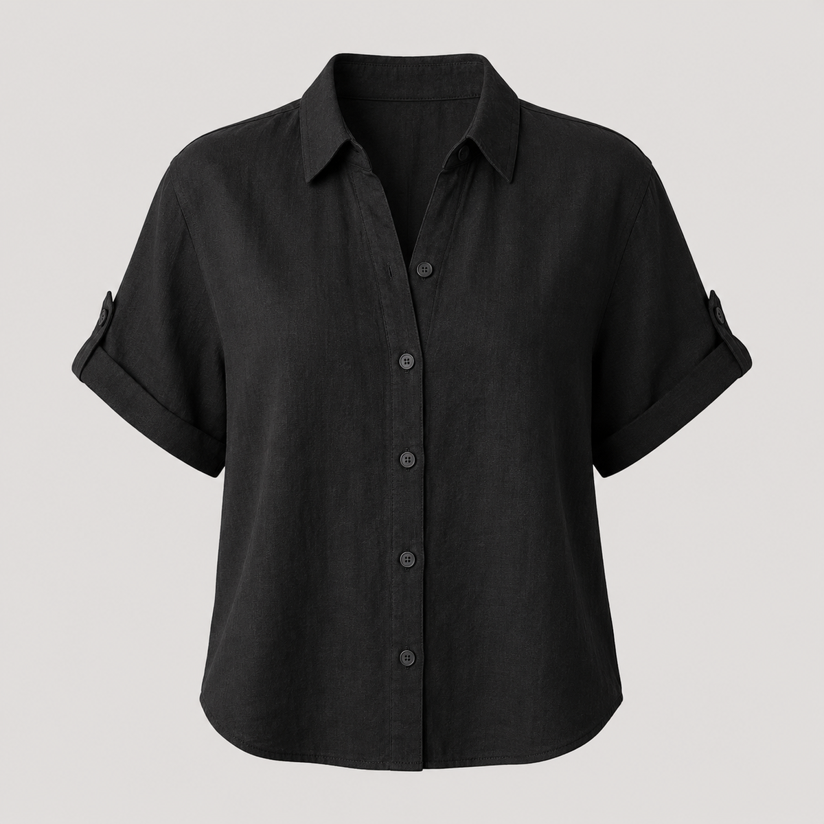 Casual Linen Summer set - Black