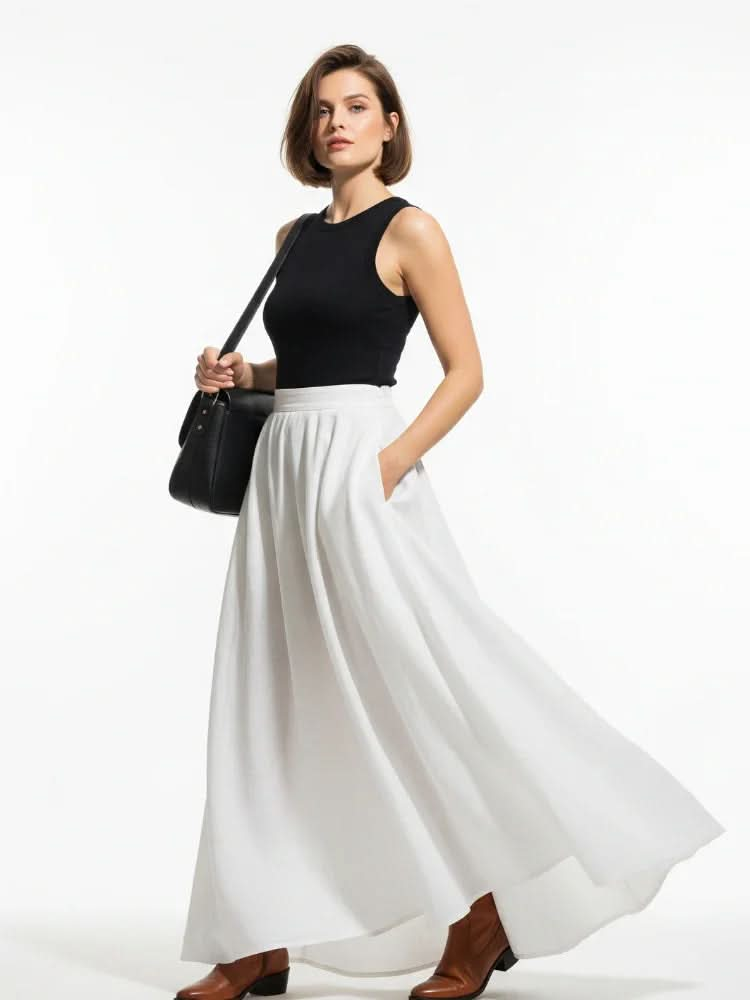 Caliah A-Line Maxi Skirt